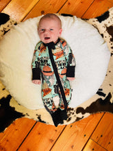 Load image into Gallery viewer, Cow Print is the New Black Bamboo Sleeper (FINAL SALE)