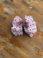 Load image into Gallery viewer, Printed 7.5 inch bedazzled hair bows