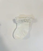 Load image into Gallery viewer, Ankle Knit Lace Girl Socks (FINAL SALE)