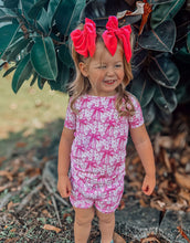 Load image into Gallery viewer, Blooming Bows Bamboo Short Set