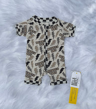 Load image into Gallery viewer, Daddy's Boy Bamboo Shortie Romper