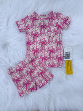 Load image into Gallery viewer, Blooming Bows Bamboo Short Set