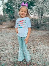 Load image into Gallery viewer, Bedazzled Denim Flares