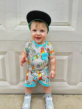 Load image into Gallery viewer, Skater Boy Bamboo Short Set (FINAL SALE)