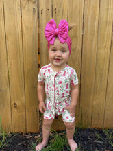 Load image into Gallery viewer, Coastal Cowgirl Ruffled Bamboo Shortie Romper