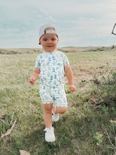 Load image into Gallery viewer, Wild West Cowboy Ribbed Bamboo Short Set