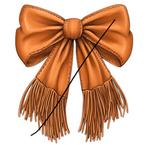 Load image into Gallery viewer, Tan Custom Bow Name Sweatshirt/Bubble