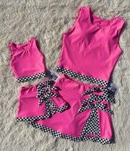 Load image into Gallery viewer, PREORDER Checkered Chic Yoga Set (Mommy And Me)