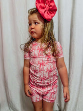 Load image into Gallery viewer, Blooming Bows Bamboo Short Set