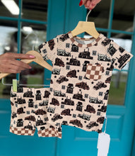 Load image into Gallery viewer, Sad Beige Semi Bamboo Short Set