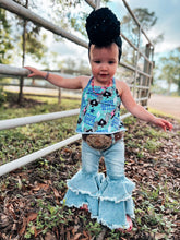 Load image into Gallery viewer, Rodeo Queen denim bells (5 options)