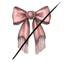 Load image into Gallery viewer, Tan Custom Bow Name Sweatshirt/Bubble