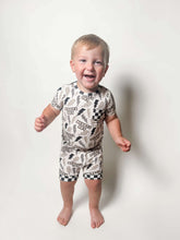 Load image into Gallery viewer, Daddy's Boy Ribbed Bamboo Short Set