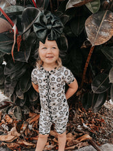 Load image into Gallery viewer, Daddy's Girl Ruffled Bamboo Shortie Romper