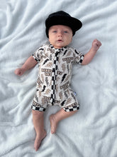 Load image into Gallery viewer, Daddy's Boy Bamboo Shortie Romper