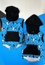 Load image into Gallery viewer, Checkered Steerhead Bubble Romper/Top (FINAL SALE)