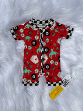 Load image into Gallery viewer, Luck Of The Draw Bamboo Shortie Romper