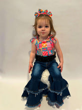 Load image into Gallery viewer, Rodeo Queen denim bells (5 options)