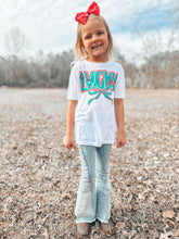 Load image into Gallery viewer, Bedazzled Denim Flares