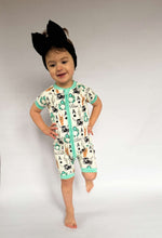 Load image into Gallery viewer, Yeehaw Bamboo Shortie Romper (FINAL SALE)