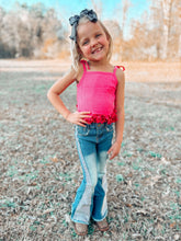 Load image into Gallery viewer, Bedazzled Denim Flares