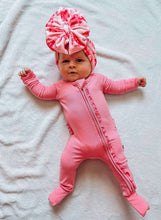 Load image into Gallery viewer, Ballerina Pink Ruffled Bamboo Sleeper