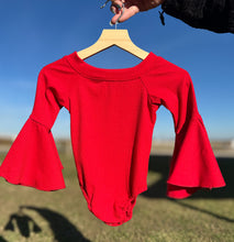 Load image into Gallery viewer, Bell Sleeve Leos/Tops (2 colors available)