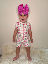 Load image into Gallery viewer, Coastal Cowgirl Ruffled Bamboo Shortie Romper