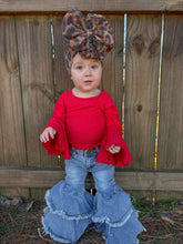 Load image into Gallery viewer, Bell Sleeve Leos/Tops (2 colors available)