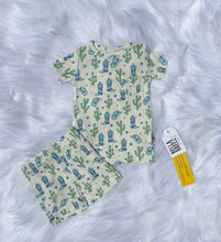 Load image into Gallery viewer, Wild West Cowboy Ribbed Bamboo Short Set