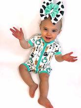 Load image into Gallery viewer, Yeehaw Bamboo Shortie Romper (FINAL SALE)