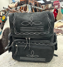 Load image into Gallery viewer, Boot Stitch Suede Backpacks (FINAL SALE)