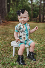 Load image into Gallery viewer, Yeehaw Bamboo Shortie Romper (FINAL SALE)