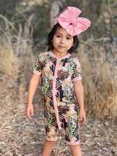 Load image into Gallery viewer, Cowgirl Bamboo Shortie Romper (FINAL SALE)