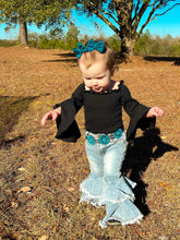 Load image into Gallery viewer, Rodeo Queen denim bells (5 options)