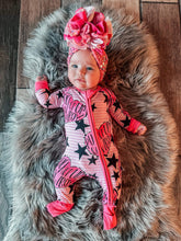 Load image into Gallery viewer, Pucker Up Cowboy Bamboo Sleeper (FINAL SALE)