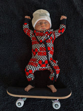 Load image into Gallery viewer, Checkered Heart Breaker Bamboo Sleeper (FINAL SALE)