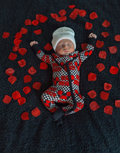 Load image into Gallery viewer, Checkered Heart Breaker Bamboo Sleeper (FINAL SALE)