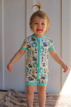 Load image into Gallery viewer, Yeehaw Bamboo Shortie Romper (FINAL SALE)