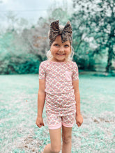 Load image into Gallery viewer, Checkered Mama's Girl Bamboo Short Set (FINAL SALE)