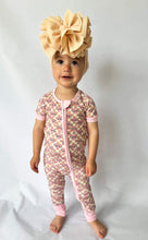 Load image into Gallery viewer, Checkered Mama's Girl Short Sleeve Bamboo Sleeper (FINAL SALE)