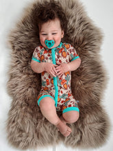 Load image into Gallery viewer, Wild West Bamboo Shortie Romper (FINAL SALE)