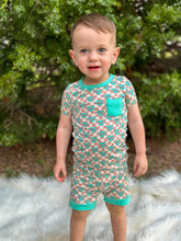 Load image into Gallery viewer, Checkered Mama's Boy Bamboo Short Set (FINAL SALE)