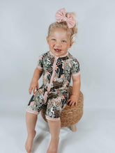 Load image into Gallery viewer, Cowgirl Bamboo Shortie Romper (FINAL SALE)