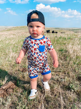 Load image into Gallery viewer, Party In The USA Bamboo Sleep Short Set (FINAL SALE)