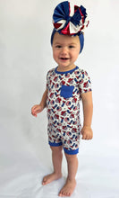 Load image into Gallery viewer, Party In The USA Bamboo Sleep Short Set (FINAL SALE)