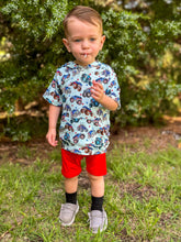 Load image into Gallery viewer, Red, White & Vroooom Bamboo Hooded Top (FINAL SALE)