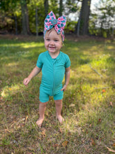 Load image into Gallery viewer, Lasso Lagoon Bamboo Shortie Romper