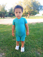 Load image into Gallery viewer, Lasso Lagoon Bamboo Shortie Romper