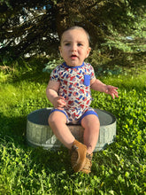 Load image into Gallery viewer, Party In The USA Bamboo Sleep Short Set (FINAL SALE)